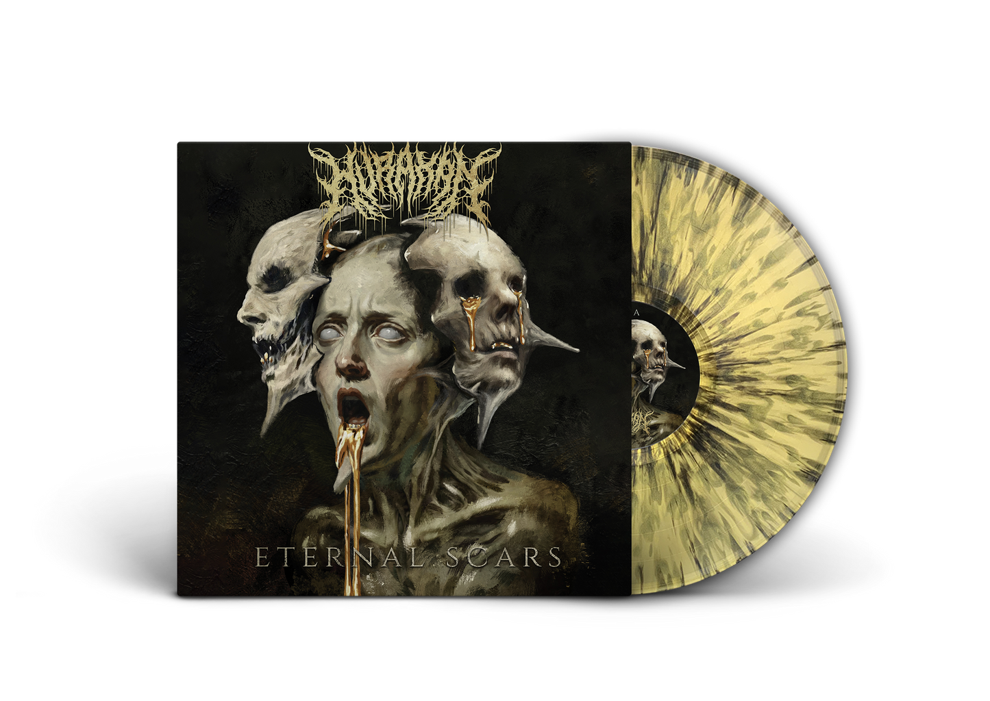 PREORDER - VINYL - "ETERNAL SCARS" SPLATTER GOLD/BLACK LIMITED